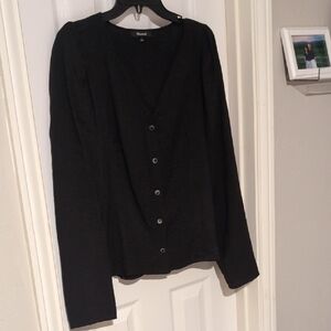 Black Madewell Button Down Blouse